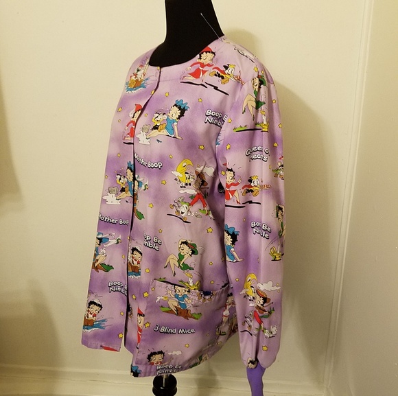 Scrub top smock Betty Boop - Picture 4 of 8